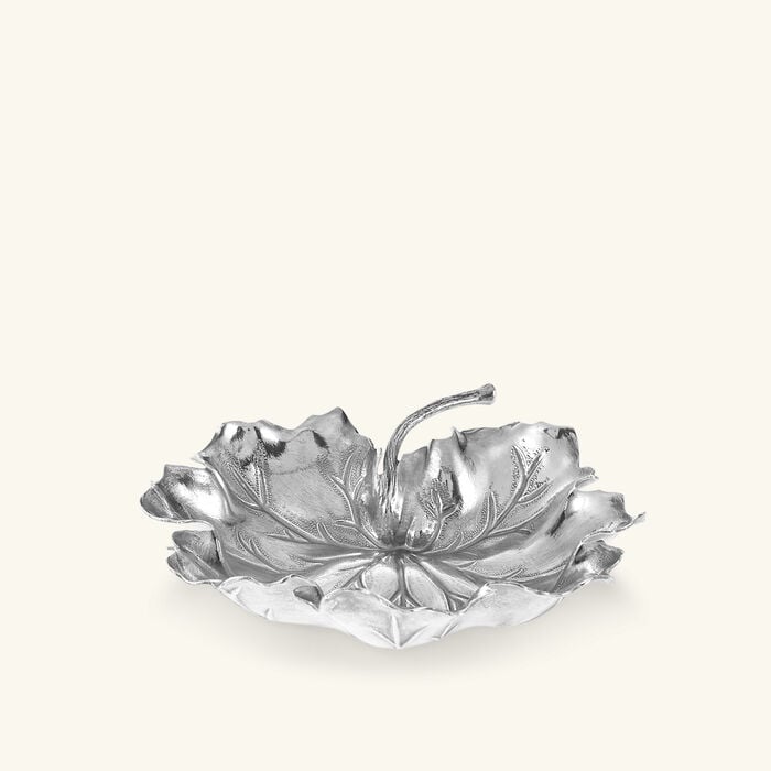 buccellati geranium leaf bowl small silver