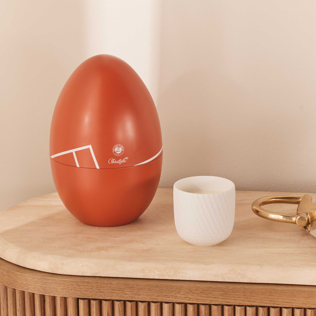 bernardaud sacred lily tumbler with candle