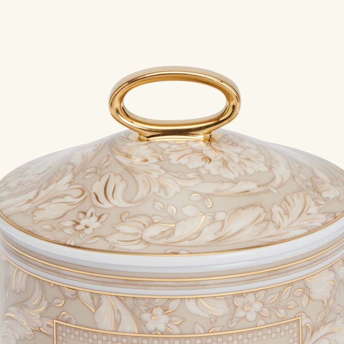 فيرساتشي علبة الحلى والمجوهرات الصغيرة باروكو بلون البيج