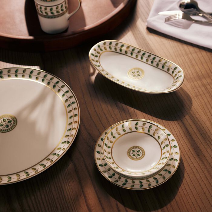 bernardaud constance fruit saucer green