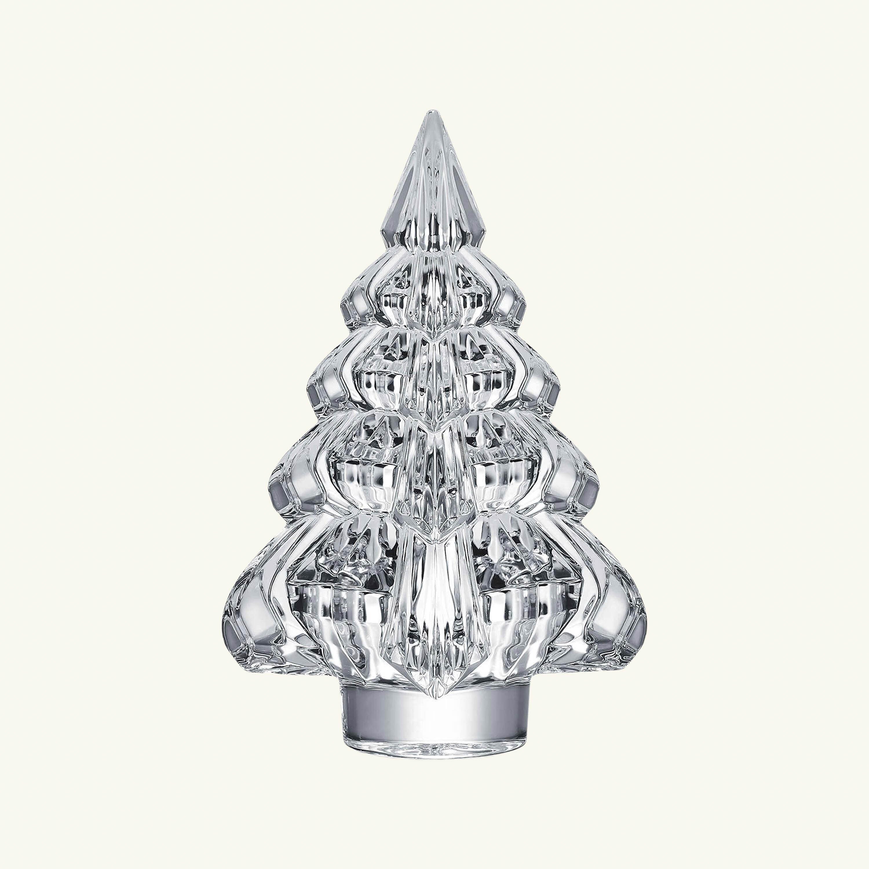 Baccarat Noel Enchanting Fir Ornament Small Clear | Tanagra UAE