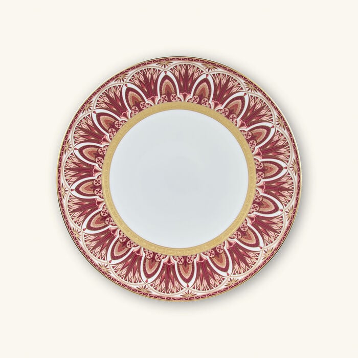 Reves Du Nil Pourpre Plaid Dinner Plate Red 27cm haviland reves du nil pourpre plaid dinner plate red 27cm