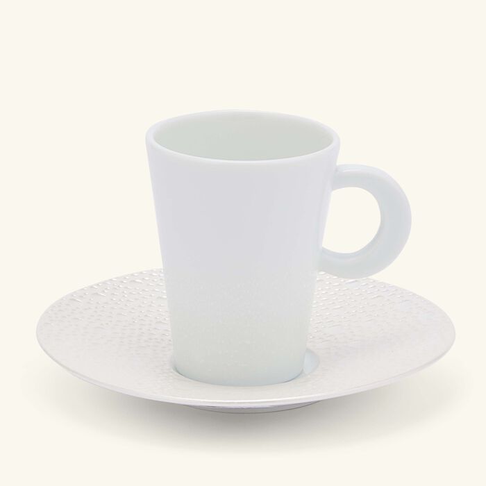 Écume Perle Set Of Espresso Cups And Saucers برناردو cume perle set of espresso cups and saucers