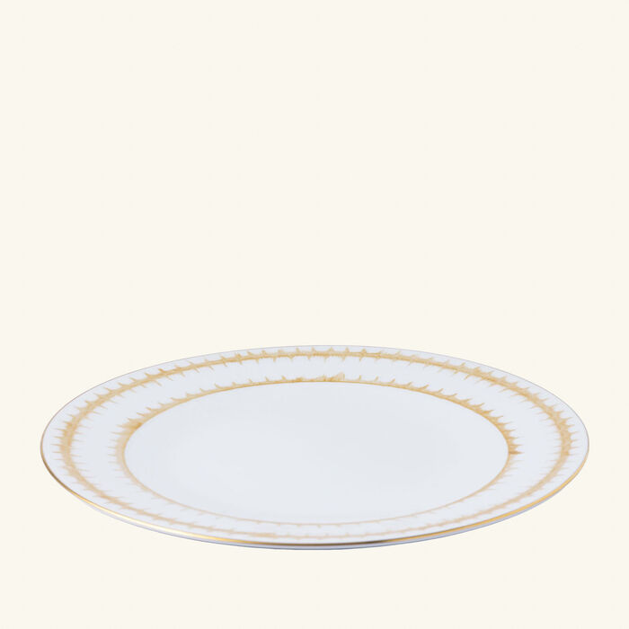 ماري داج طبق كبير رافيا دائري باللون الذهبي 30 سم