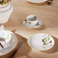 bernardaud jardin indien bread   butter plate round green 16cm