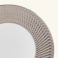 Twist Platine Dinner Plate Silver 27cm bernardaud twist platine dinner plate silver 27cm