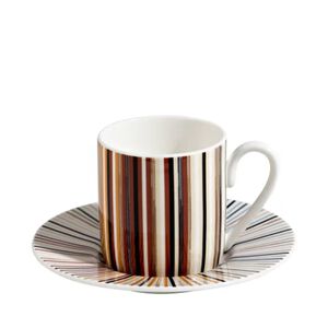 Set of 6 Stripes Jenkins Coffee Cup & Saucer, medium