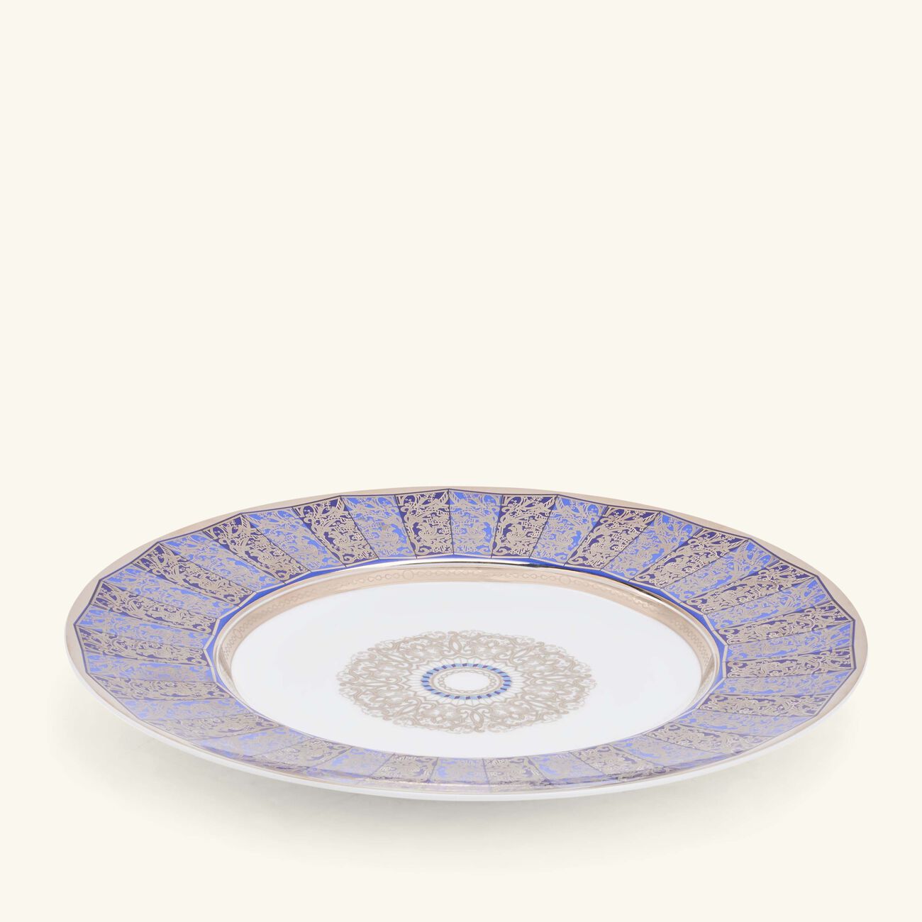 Eventail Serving Plate Oval Silver bernardaud eventail serving plate oval silver