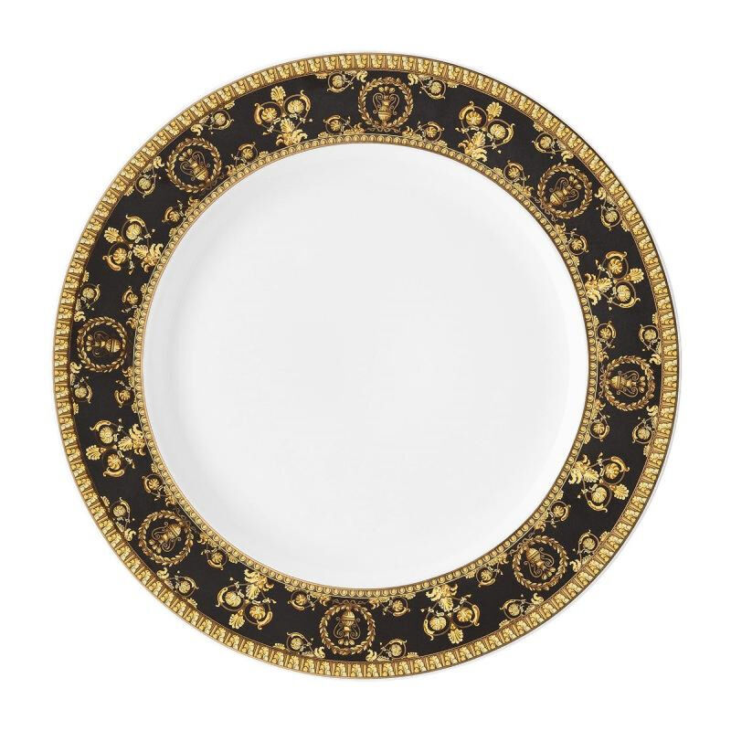 I Love Baroque - Nero Breakfast Plate, large