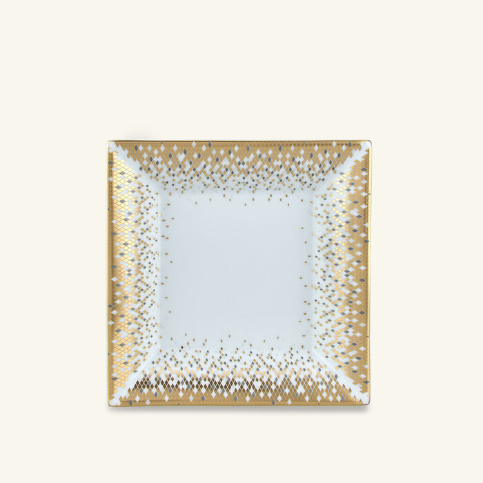 haviland souffle d or serving tray medium gold