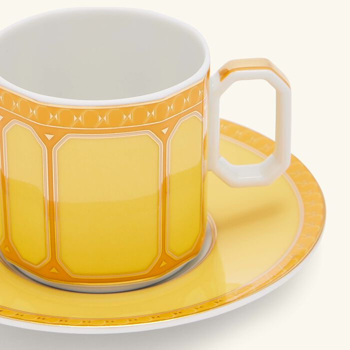 rosenthal signum jonquil coffee cup   saucer yellow