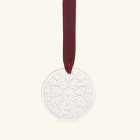 lalique terramineral frost ornament mini clear
