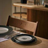 dolce gabbana casa dg logo bread plate round 17cm set of 2