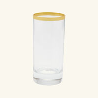 villari highball drinking glass clear