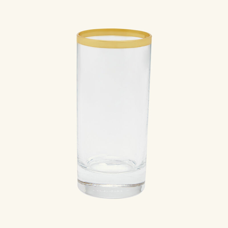 villari highball drinking glass clear