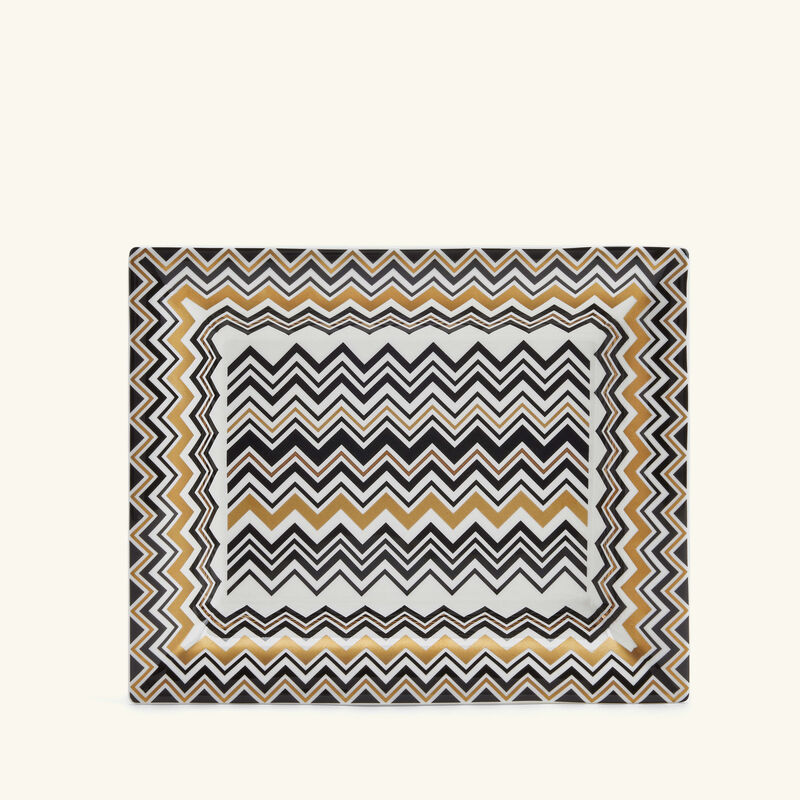 missoni home zig zag trinket tray rectangular small