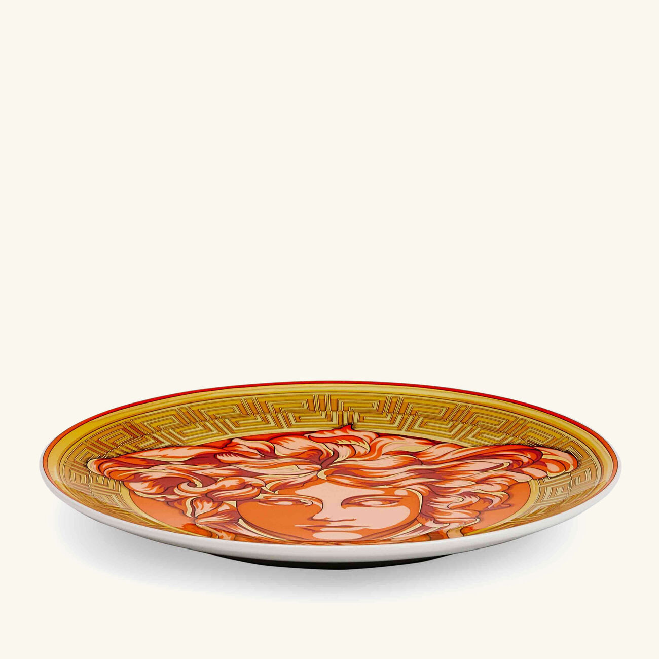 Medusa Amplified Orange Coin Bread & Butter Plate Round Orange 17cm versace medusa amplified orange coin bread butter plate round orange 17cm