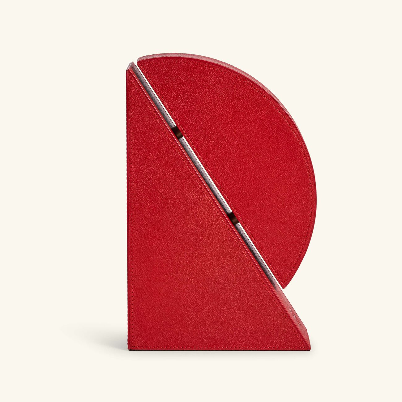 assouline cubist right bookend red