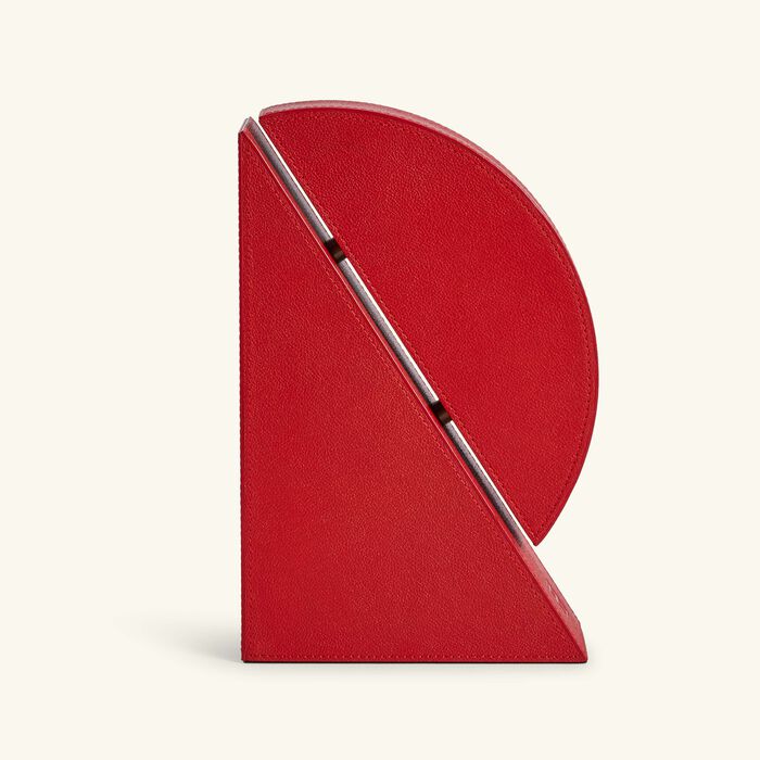 Cubist Right Bookend Red assouline cubist right bookend red