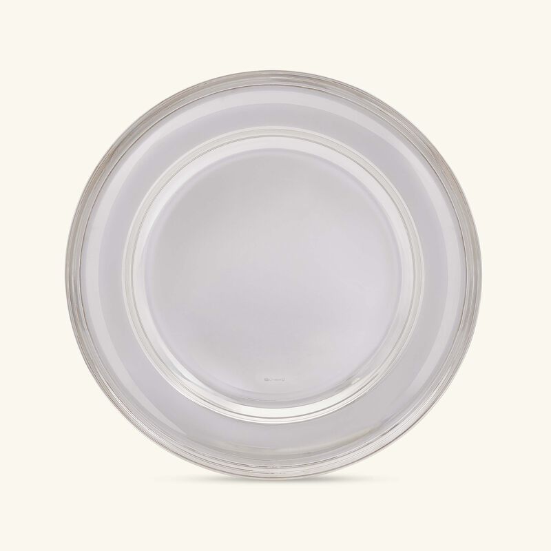 christofle albi serving platter round silver plated 40cm