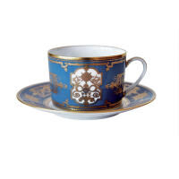 Aux Rois Tea Cup And Saucer Mo, small