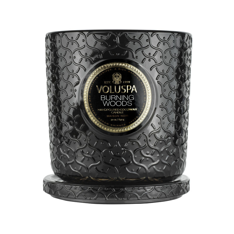 Burning Woods Luxe Candle voluspa burning woods luxe candle