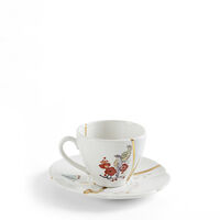 Kintsugi n2 Coffee Cup With Saucer, small