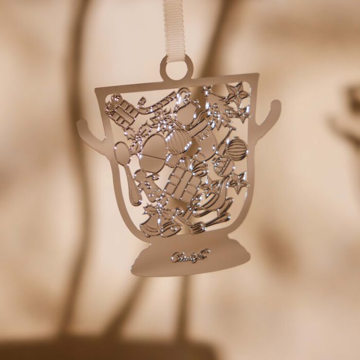 christofle tr sors d argent champagne bucket ornament 2024 mini palladium