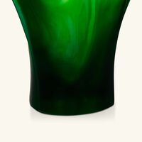 daum ginkgo vase medium green