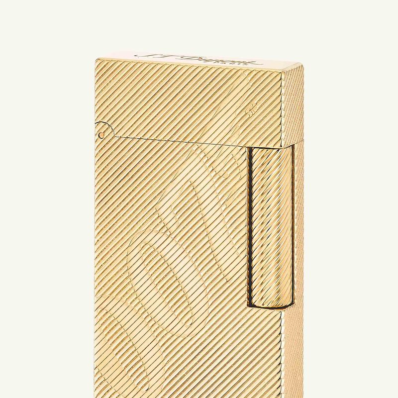 James Bond 007 Line 2 Gold Lighter اس تي دوبون james bond 007 line 2 gold lighter