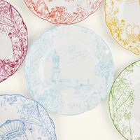 bernardaud tout paris salad plate round 21cm set of 6