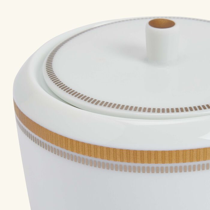 bernardaud gage sugar bowl white