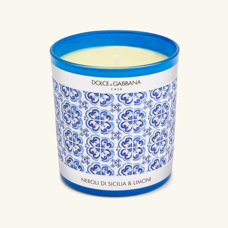 Sicilian Neroli & Lemon Candle dolce gabbana casa sicilian neroli lemon candle