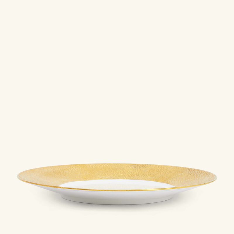 bernardaud ecume salad plate round gold 21 cm