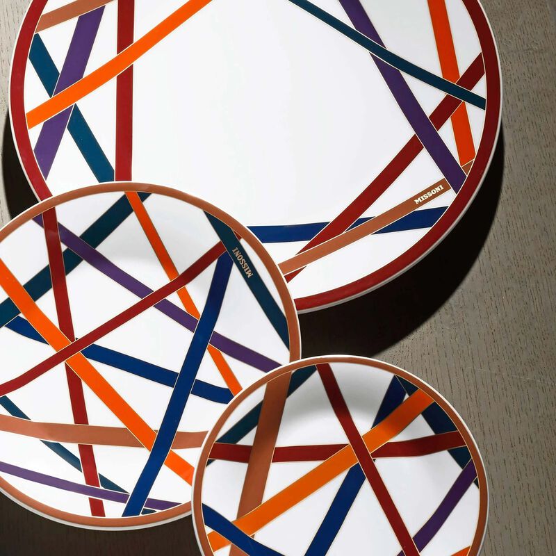 missoni home nastri bread   butter plate round 15cm
