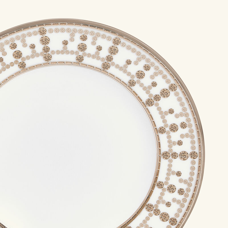 haviland tiara bread   butter plate round silver 16cm