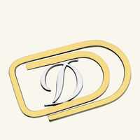 مشبك للأوراق النقدية من البلاديوم باللون الذهبي اس تي دوبون مشبك للأوراق النقدية من البلاديوم باللون الذهبي