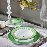 روزنتال طبق سيغنوم فيرن دائري أخضر 24 سم