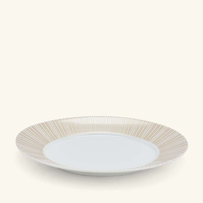 bernardaud sol serving platter oval gold 21cm