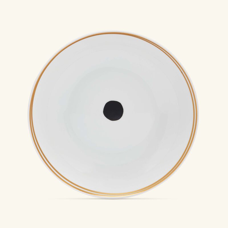 Aboro Soup Plate Round Black 19cm bernardaud aboro soup plate round black 19cm