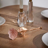 Rose Eternelle Flower Figurine Mini Pink daum rose eternelle flower figurine mini pink