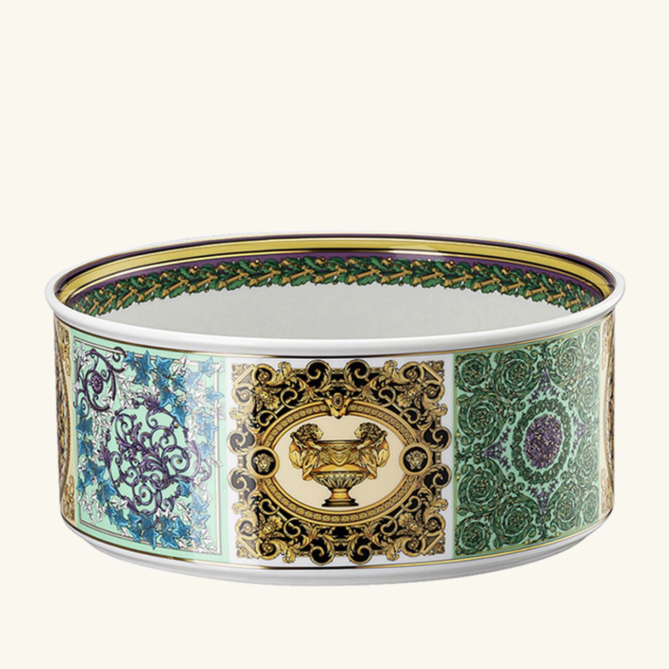 versace barocco mosaic salad bowl 19cm