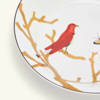 Aux Oiseaux Open Dish Round Gold 24cm bernardaud aux oiseaux open dish round gold 24cm