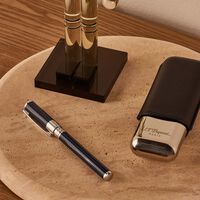 D-Initial Blue Rollerball Pen Blue st dupont d initial blue rollerball pen blue