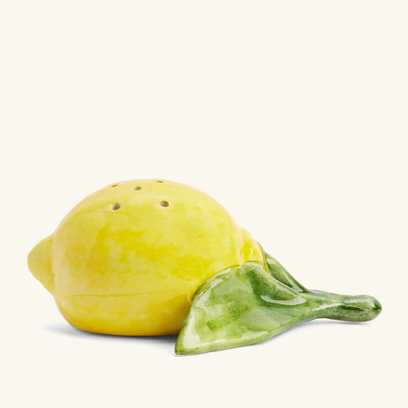 les ottomans lemon salt   pepper shakers yellow