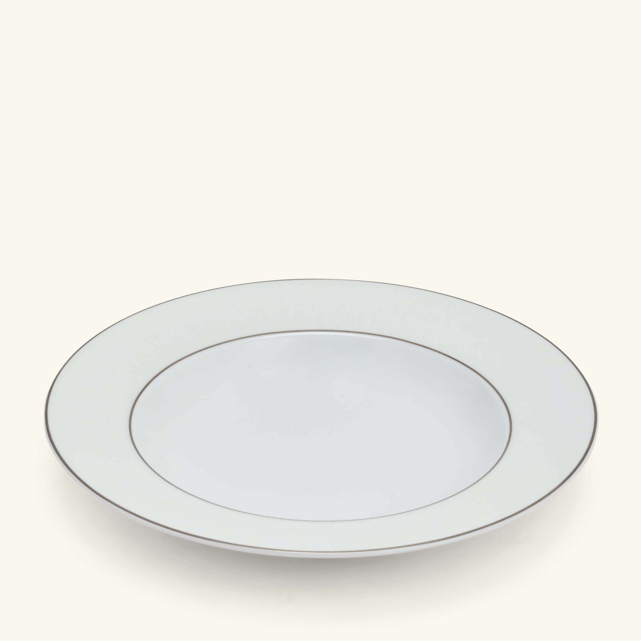 bernardaud dune soup plate round white 19cm