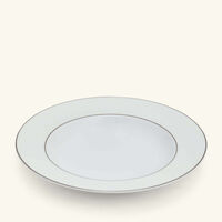 bernardaud dune soup plate round white 19cm