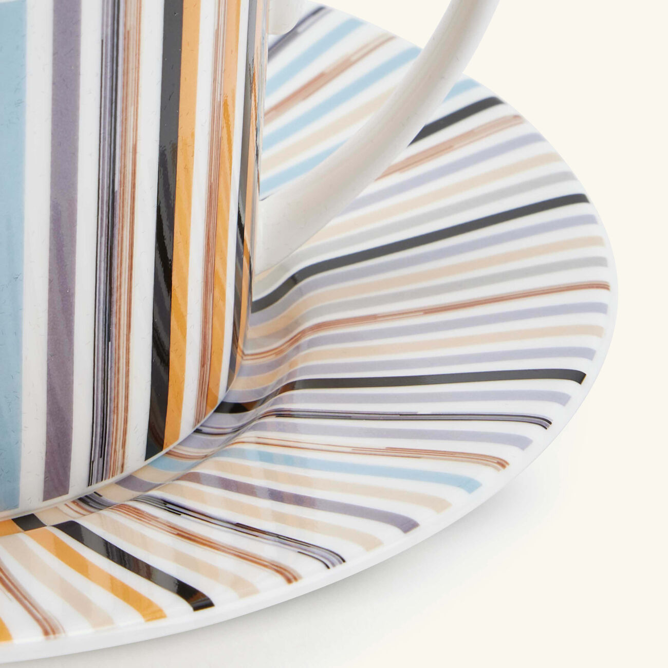 missoni home jenkins tea cup   saucer stripes set of 6