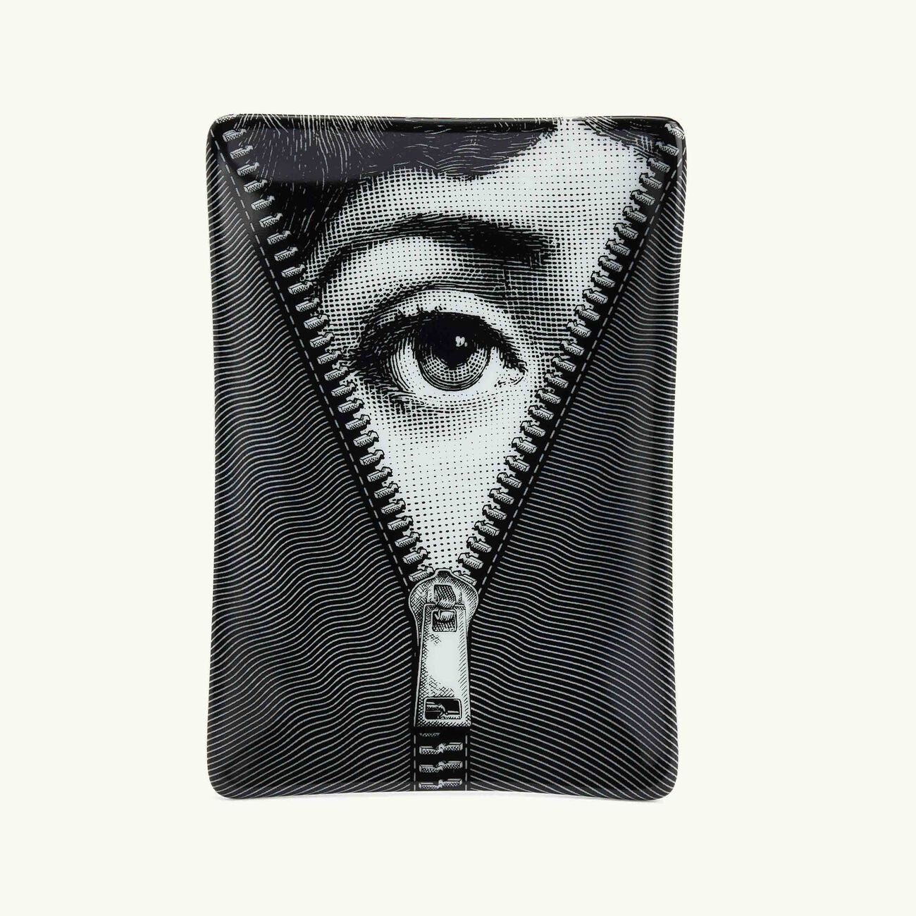 Tema e Variazioni no.401 Ashtray Rectangular Small Black fornasetti tema e variazioni no 401 ashtray rectangular small black
