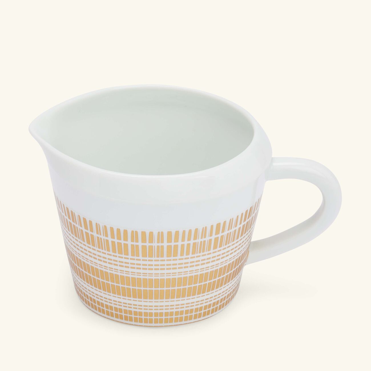 bernardaud canisse milk pitcher gold